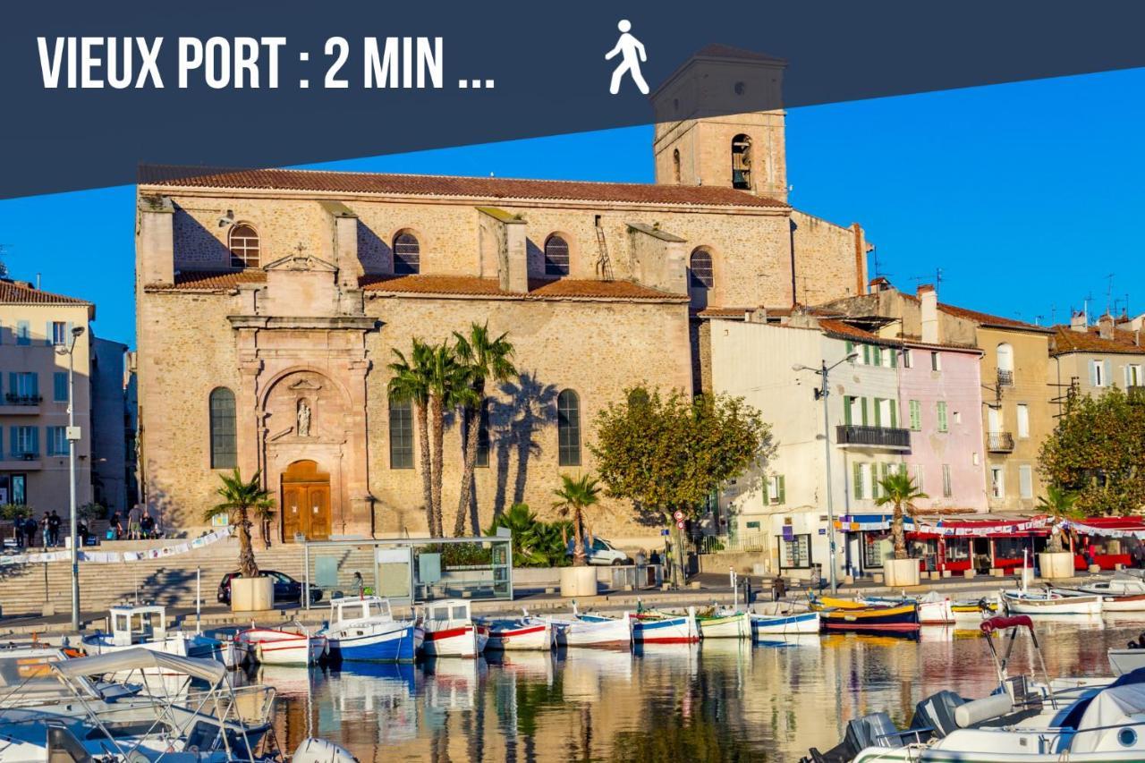 Apartament Sunny Duplex 4Pers 50M2 A 2Mn A Pieds Du Vieux Port La Ciotat Zewnętrze zdjęcie